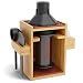 Produktbild Hexnub Compact Aeropress Organizer Premium Bamboo Stand Kaffedose Station für Aeropress Coffe Maker Filter, Tassen und Accessoires mit hochwärtiger Silikon Tropf Matte (Braun)