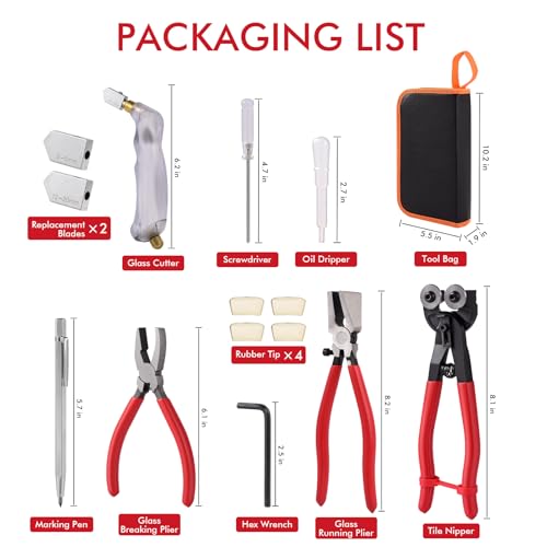 Reviews de Herramientas para cortar vidrio al mejor precio. 2 Imagen adicional