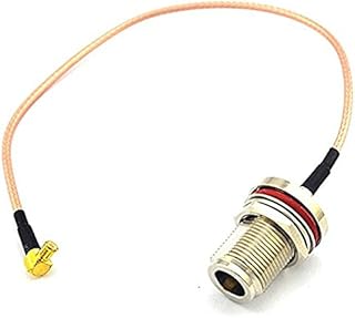 Extension Cable RG316 Pigtail MCX Plug Right Angle to N Female Bulkhead O-Ring Connector Ships from USA
