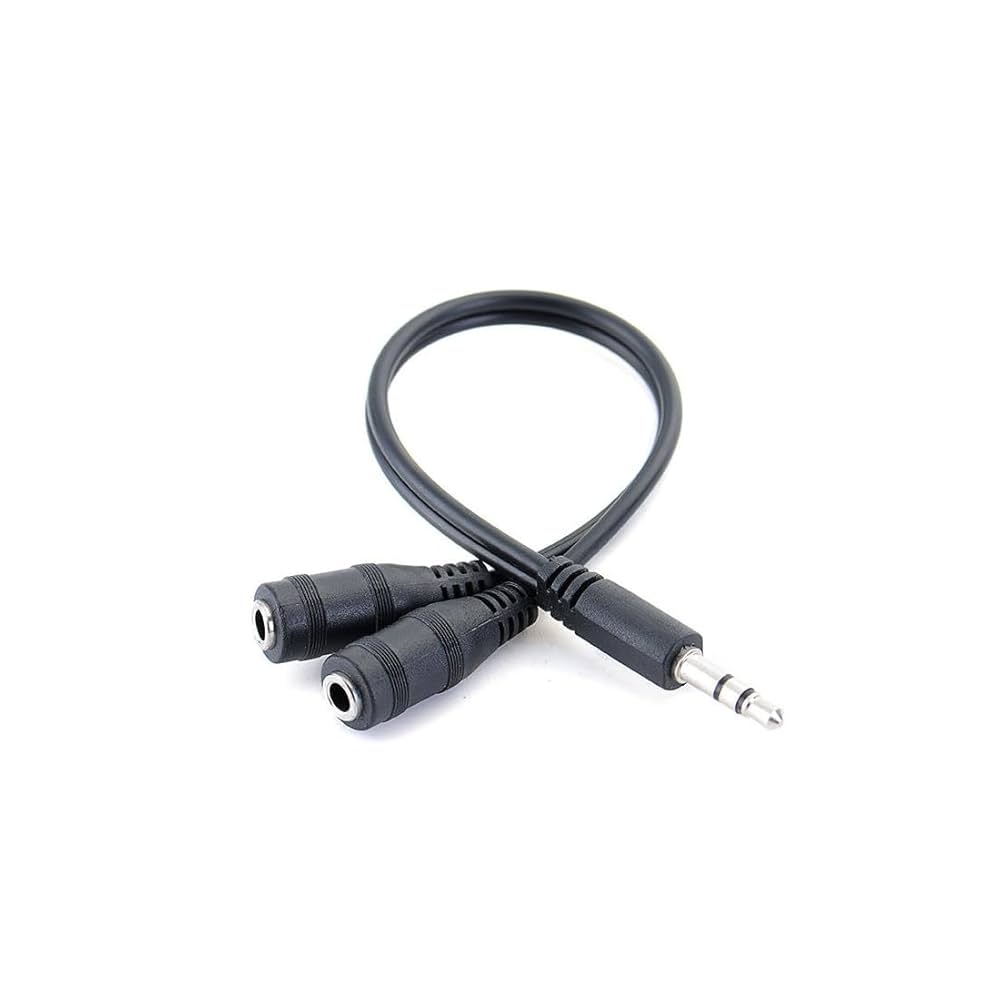 Amazon | 2個セット イヤホン分岐ケーブル 3.5mm イヤホン