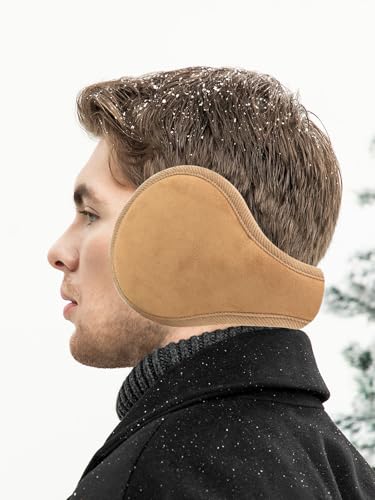 Aeifrsu Men Earmuffs For Winter Big Cover Foldable Ear Warmers Outdoor Warm Women Adjustable Ear Muffs thumb #5