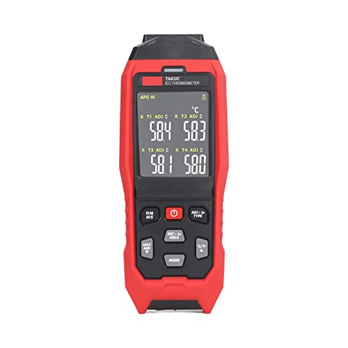 Generic 熱電対温度計、4チャネル測定産業用温度計K建設現場のkタイプ