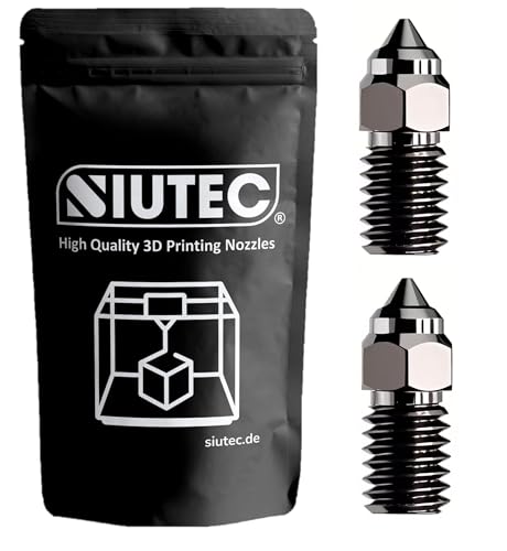 SIUTEC Hardened Steel Nozzle/Hardened Steel Nozzle Compatible with Elegoo Neptune 4 & Neptune 4 Pro - for 1.75 mm Filame