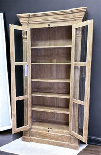 Solid Wood Bookcase for Home Office Library Bookcase for Bedroom, Living Room, Home Office(Brown)