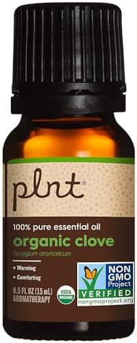 Organic Clove 100% Pure Essential Oil a Aromatherapy (0.5 fl. oz....