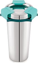 Magnus Stainless Steel Revlock Glass Glossy (500 ml) |Leak-Proof & Airtight Bottle with Rev Lock Lid - Perfect for Travel, Office, and Kids | Ideal for Juice, Lassi, Buttermilk |Sleek & Portable