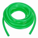 QUARKZMAN 3 mm ID x 9mm OD Silikonschlauch 16.4ft Hochtemperatur Silikon Luftschlauch Tropfbewässerungsschlauch Für Home Brewing Wein Bierleitung Und Aquaponik Grün