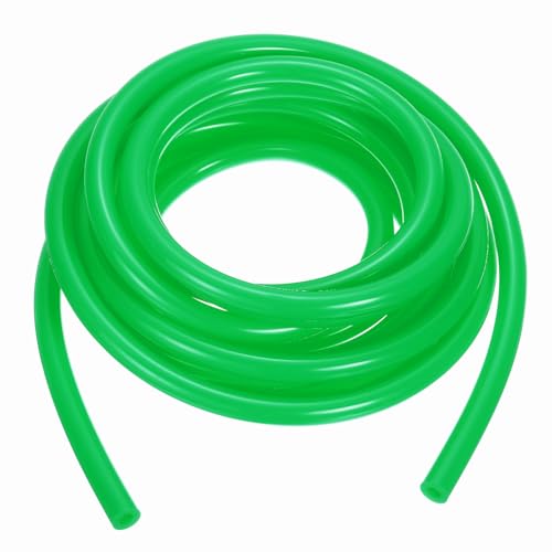 uxcell 3mm ID x 9mm OD Silicone Tubing, 16.4ft High Temp Silicone Air Tube Drip Irrigation Hose Pipe for Home Brewing Wine Beer Line and Aquaponics, Green