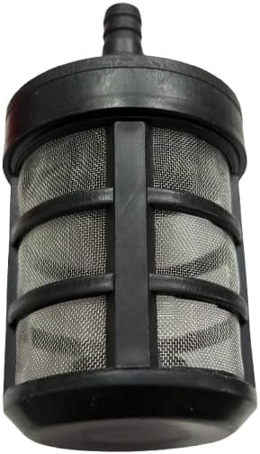 Fuel Filter Strainer, Mesh Screen, Black, Inline Fuel Line Filter, Replacement Part
