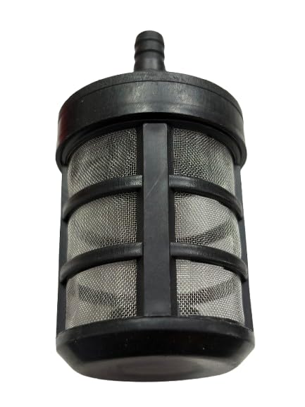 Fuel Filter Strainer, Mesh Screen, Black, Inline Fuel Line Filter, Replacement Part