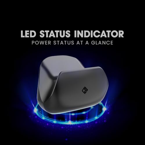 Image of Cosmic Byte Blitz Tri-Mode Controller Charging Dock with USB Dongle Pass-Through & LED Indicator, USB Type-C Powered (Black) Controller not Included
