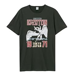 Amplified Led Zeppelin Tokyo 71 Charcoal T-shirt - Les Beatles, Paul McCartney, John Lennon, RIngo Starr, George Harrison