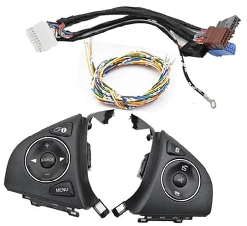 ZAPYVET Botón de control de crucero del coche, for HRV, for XRV 2015 2016 2017 2018 Botones de interruptores del volante del coche Botón de control de crucero remoto de radio de audio Kit de interrupt