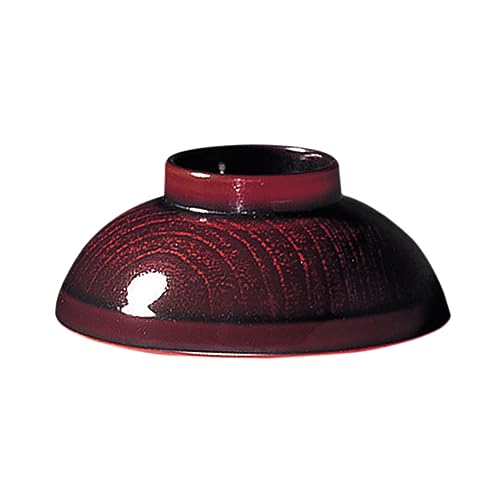 マルケイ (MARUKEI) 吸物椀蓋/鈴型小吸物椀 蓋 直径98×H41mm 溜内朱 『溜』 和風 割れにくい 食洗器対応 スタッキング可能 B17C TMR 日本製