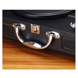 35,5 X 26 X 33.5cm Retro Gramophone multi-fonction portable Bluetooth Disque Vinyle Lecteur Turntable - Les Beatles, Paul McCartney, John Lennon, RIngo Starr, George Harrison 35,5 X 26 X 33.5cm Retro Gramophone multi-fonction portable Bluetooth Disque Vinyle Lecteur Turntable – Image 4