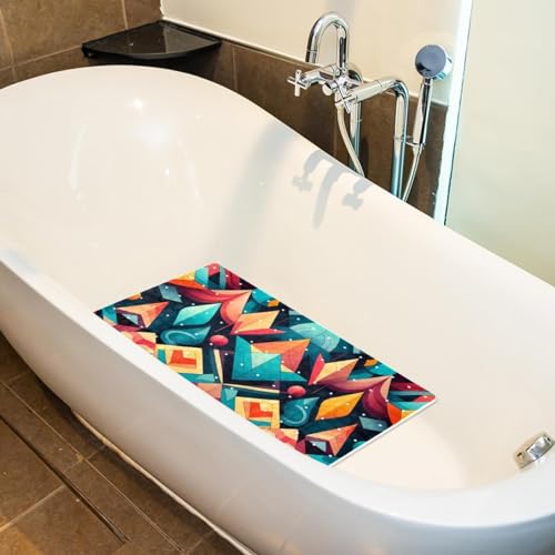 Tapis de bain séchage rapide antidérapant et drainant pour douche - 6