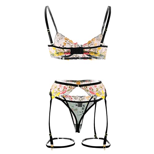 Soutien-gorge transparent fleur et jarretière pour sublimer sans serrer - 5