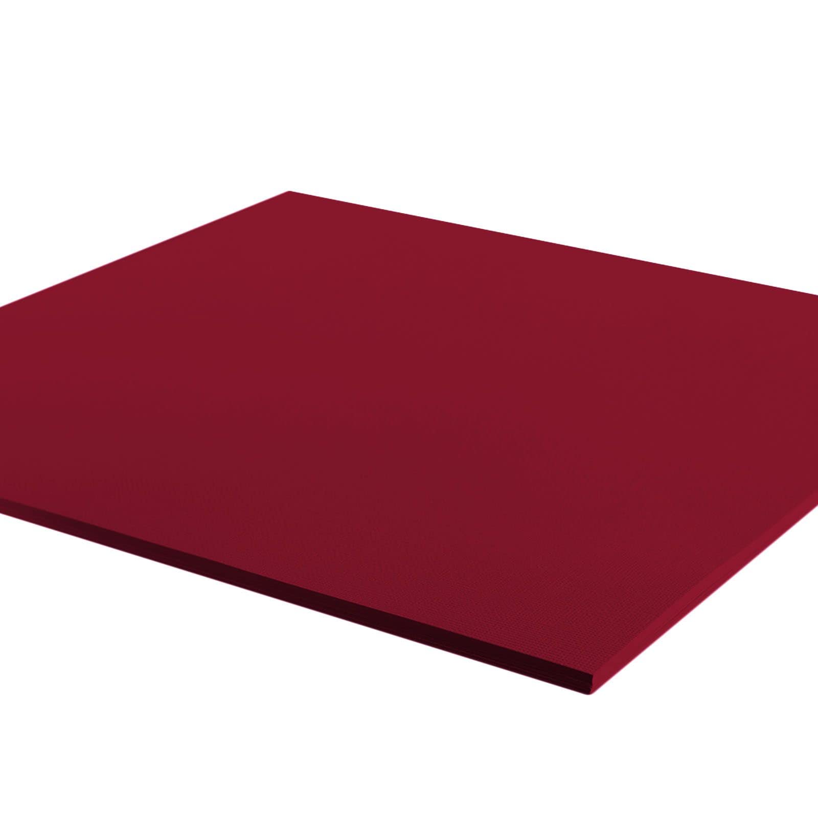 vaessen creative Florence Papier Cartonné, Rouge (Coquelicot), 216g