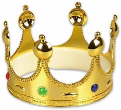 Jewels Imperial King Crown Royal Fancy Dress Hat Gold Adult Jeweled Crown King Queen Royal Fancy Dress Costume Hat Accessory 1pc