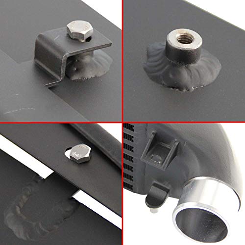 PKSABB High Performance Tuning Front Mount Intercooler for Ford Fiesta ST 2014-2017 (Black)