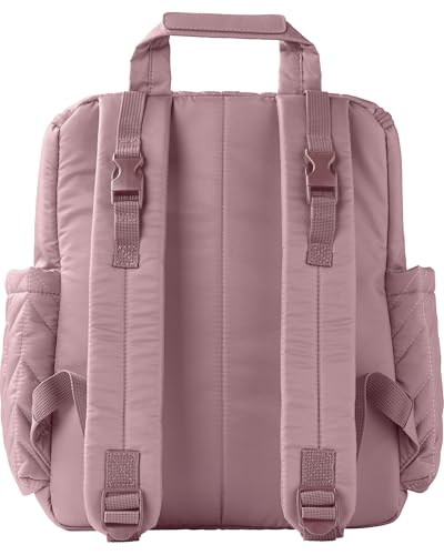 Image of Skip Hop Diaper Bag Backpack: Forma, Multi-Function Baby Travel Bag with Changing Pad & Stroller Attachment, Mauve Mist