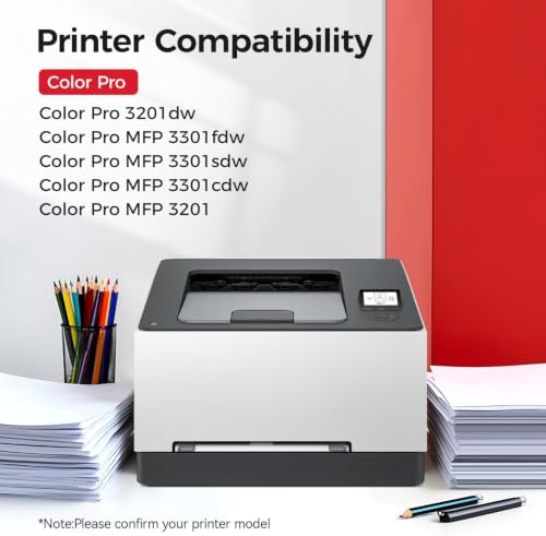 Image of 218A Toner Cartridges 4-Pack Compatible with HP Pro 3201 MFP 3301 Series