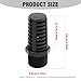 LIDSCURA 2Pcs PVC Screen Strainer 1-1/2 Inch, 1-1/2 Inch Threaded Suction/Overflow Strainer, Replace for Multiple Scenarios (1/2 inch)