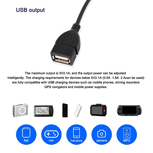 Cable OBD2 a USB de 5V 2A ideal para alimentar la cámara de salpicadero sin descargar batería 7