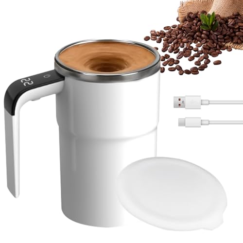 LUFEIS Taza De Café Con Agitación Magnética Automática, 380 ml Taza De Café Autoagitable, Recargable Por USB, Tazas De Café Automática, Tazas De Café Eléctrica para Café Té Chocolate Caliente Leche LUFEIS Taza De Café Con Agitación Magnética Automática, 380 ml Taza De Café Autoagitable, Recargable Por USB, Tazas De Café Automática, Tazas De Café Eléctrica para Café Té Chocolate Caliente Leche