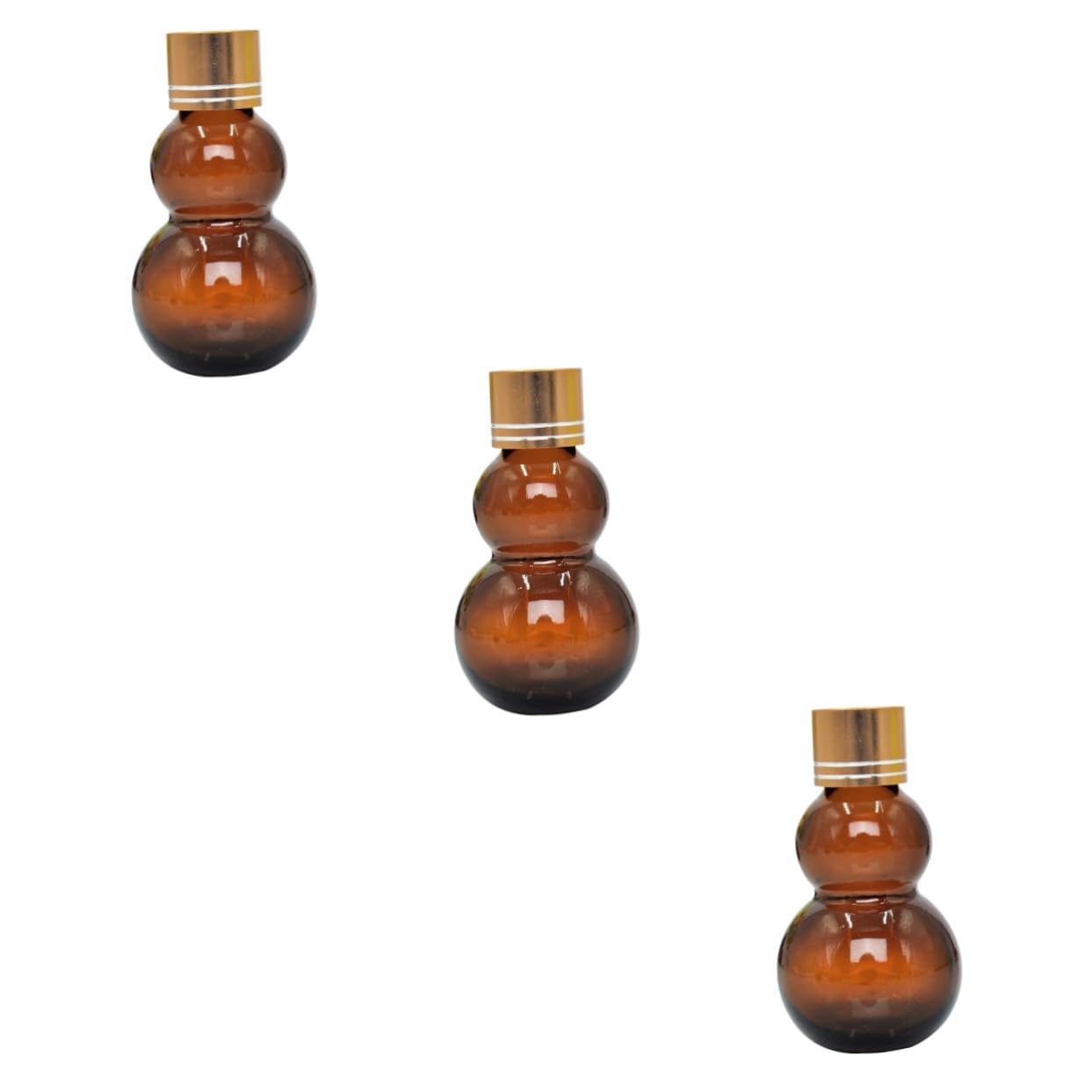 Didiseaon Lot De 3 Petites Bouteilles En Verre Rechargeables De 30 Ml Pour Cosmétiques 5 Pièces X 3