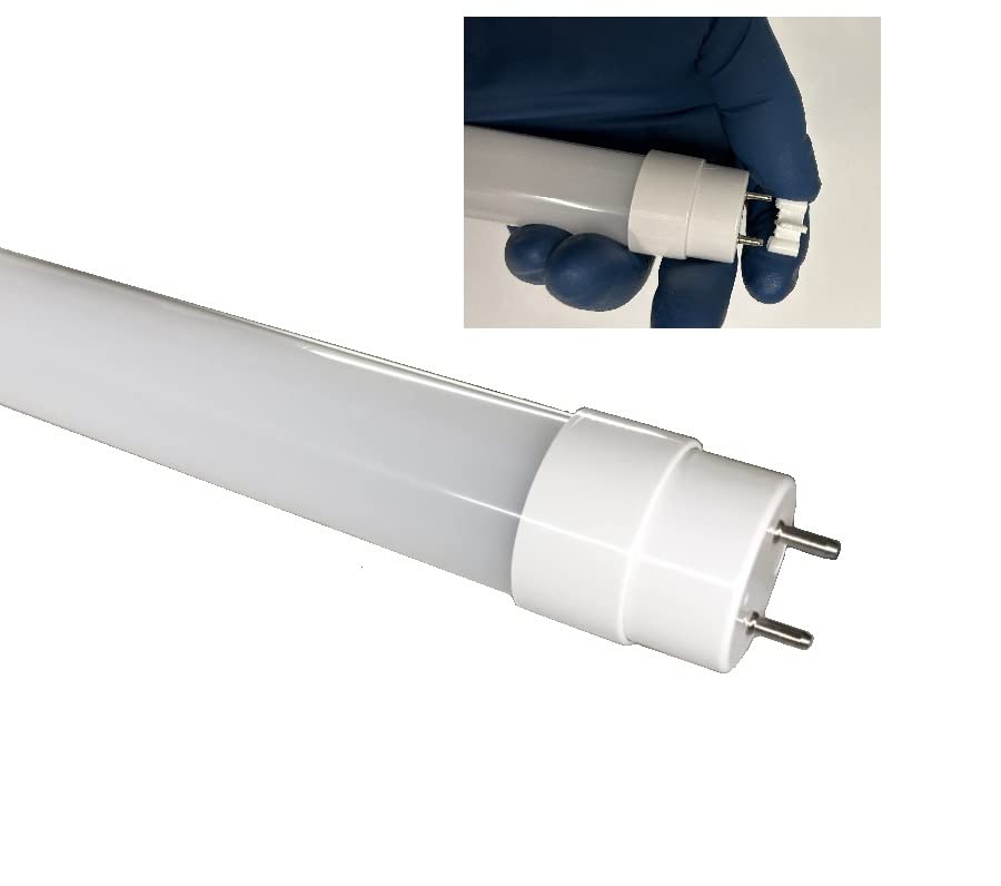 Fulight LED F15T8 Tube Light 18-Inch 7W Warm White 3000K Double-End Powered