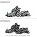 FZONE Aquarium Rocks Aquascaping, Resin Seiryu Rock for Aquascaping