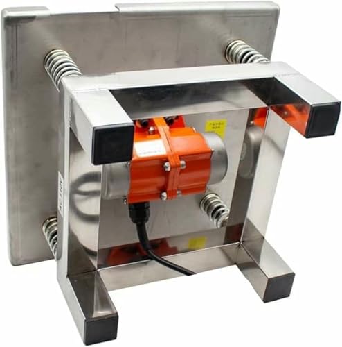 Plataforma vibratoria eléctrica de acero inoxidable para banco de trabajo, para eliminar burbujas y agitar polvos húmedos – Capacidad de carga 10/20 kg miniatura 7