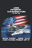 Uss George Washington Cvn 73 Aircraft Carrier Veteran Xmas: Undated Daily Planner - 6 x 9 inch...