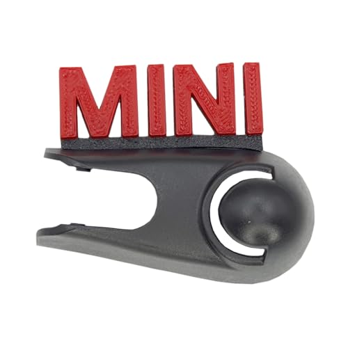 Rear Wiper Arm Cap Deco-MINI(red), Stylish 3D Printing Plastic (eco PLA)-Compatible with MINI Copper(F55,F56)