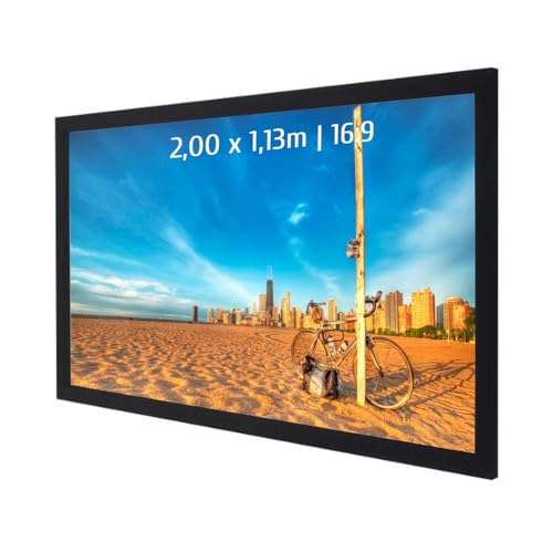 Ecran de Projection sur Cadre 2,00 x 1,13m - Format 16:9