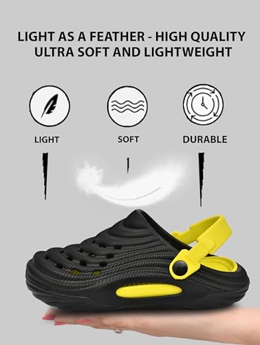 Image of Super Soft Kids Clogs Ultra Lightweight with Adjustable Back Strap Design Soft Cushioning & Anti-Slip Grip Slippers for Kids Playtime Comfortable Indoor & Outdoor Stylish Clogs BBSAP-2