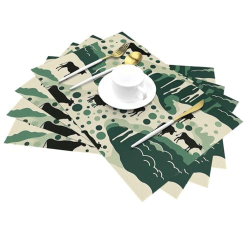 Sets de table en PVC lavables et antidérapants pour une protection de table parfaite - 6