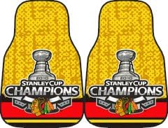 Chicago Blackhawks 2010 Stanley Cup Champions Carpet Car Mats