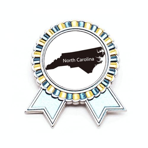 Broche carte du Nord des États-Unis, métal M : le cadeau idéal pour voyageur
