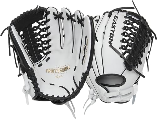 Easton | PROFESSIONAL COLLECTION SIGNAUTRE SERIES Fastpitch Softball Glove | Haylie McCleney Model | 12.75" | Modified Trap-Eze Web | Right Hand Throw | White / Black - image 1