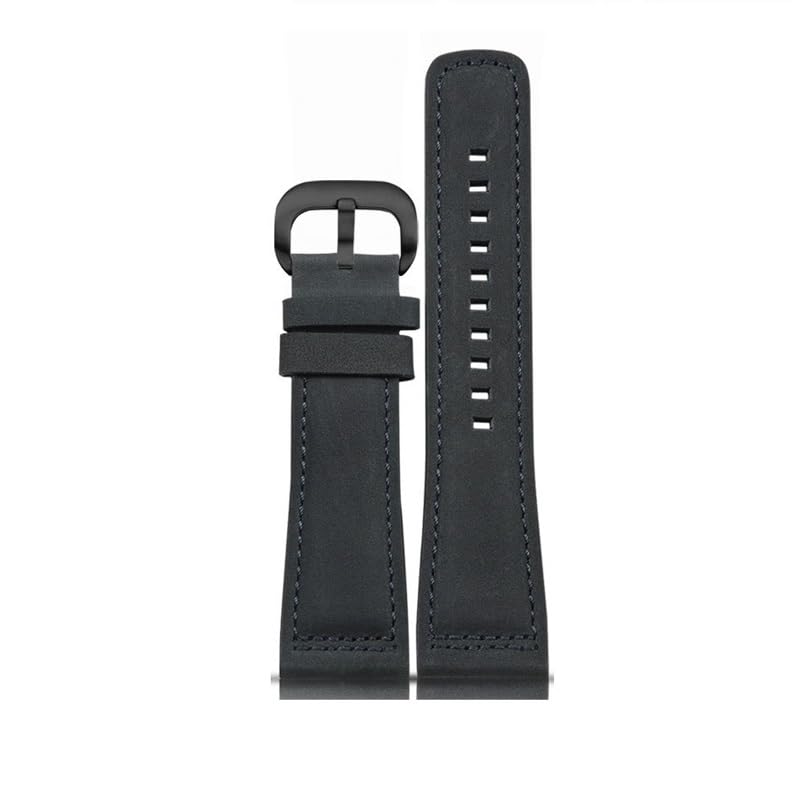 Bracelet de montre en cuir de vachette Diesel DZ7370 DZ7430 rigide et ajustable