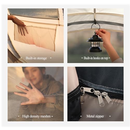 Carpa portátil plegable para camping y sombra solar miniatura 5