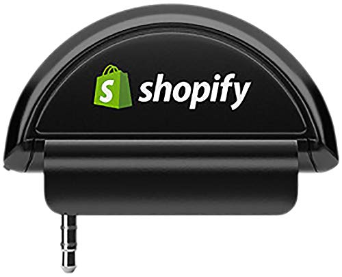 SHOPIFY Card Reader (Audio-Jack Plug in, no Wires) for use with Point of Sale Systems (POS)