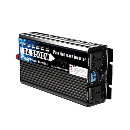 Onduleur solaire 5500W convertisseur 60V 110V pour l'autonomie en voyage