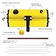 DATOUBOSS 2000W Handheld Lacktrockner Infrarot 230V Infrarot Lacklampe Infrarot-Lacktrockner Geeignet für Autolack Blechlackierung Teiltrocknung von Möbeln