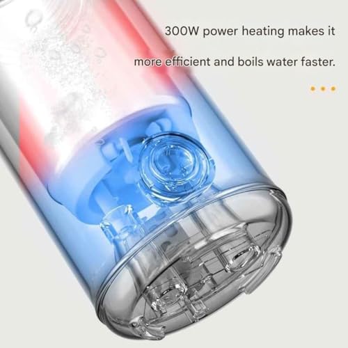 Image of Portable Electric Kettle 400ML | Mini Travel Water Boiler with Auto Shut-Off & Boil Dry Protection | Fast Heating Small Kettle for Tea, Coffee, Milk | Office, Home, Hostel, Travel (Portable)