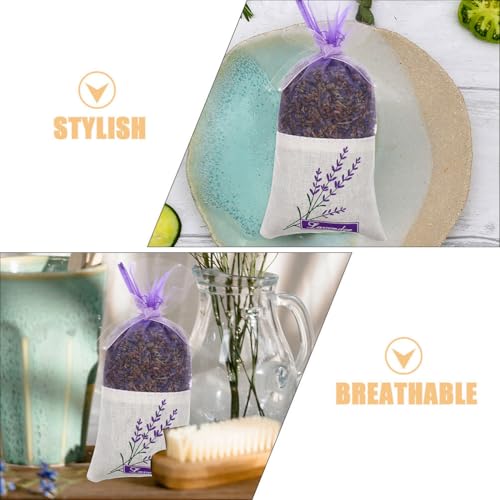Bolsas de saco de lavanda de 50 piezas con cordón miniatura 7