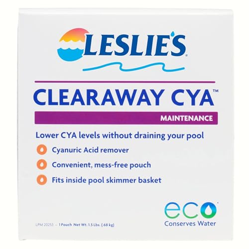 Leslies ClearAway CYA Cyanuric Acid Remover 1.5 lbs LES-CYA-R-1.5