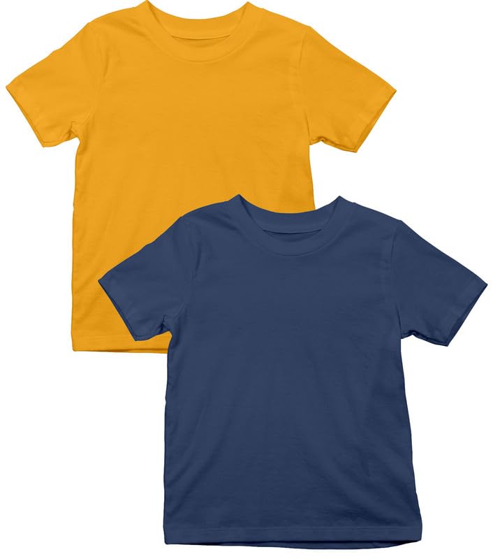 Image of XENOVAURBAN Kids Unisex Combo Round Neck Cotton T-Shirt - P
